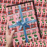 Kamala Custom Face photo Elf Christmas Funny Pink