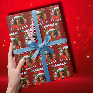Papier Cadeau Kamala Harris 2024 Noël