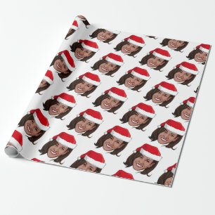 Papier Cadeau Kamala Harris Noël