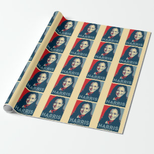 Papier Cadeau Kamala Harris pour le président 2024 - Hope