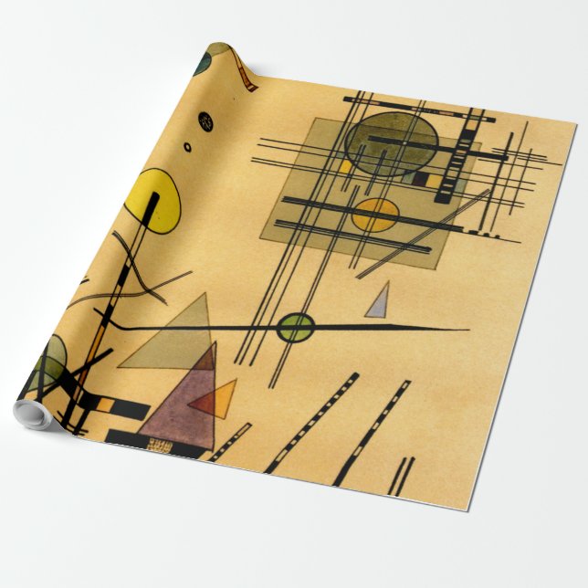Papier Cadeau Kandinsky - Chaînes (Déroulé)