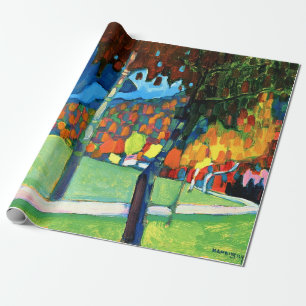 Papier Cadeau Kandinsky - Étude d'automne à Oberau