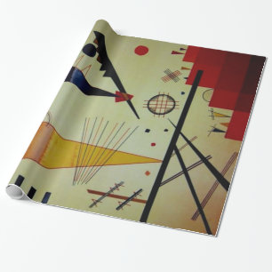 Papier Cadeau Kandinsky Merry Structure Artwork Abstrait