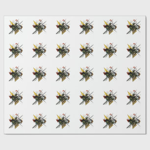Papier Cadeau Kandinsky On White II - Art Expressionniste Abstra