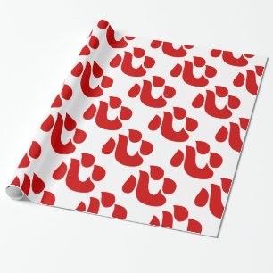 Papier Cadeau Kanji japonais Cœur 【Shin/Kokoro】 心