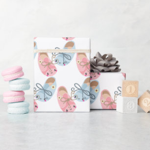 Papier Cadeau Kawaii chaussure motif sexe révéler enveloppement