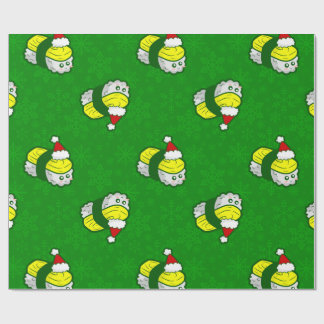 Papier Cadeau kawaii christmas tamago sushi santa snowflake