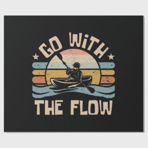 Papier Cadeau kayak-drole