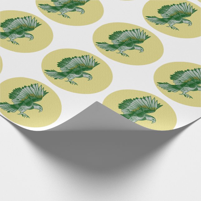 Papier Cadeau Kea NZ BIRD (Coin)