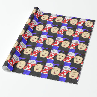 Papier Cadeau Kim Jong-un, Corée du Nord, dictateur, Corée, Funn
