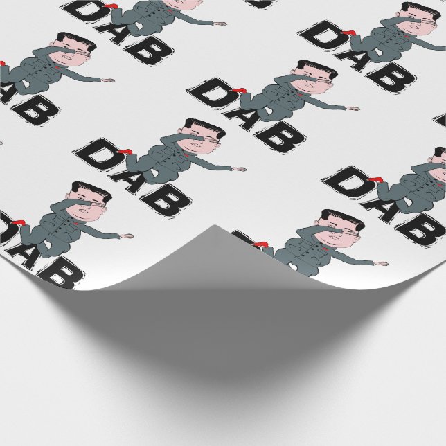 Papier Cadeau Kim Jong-Un Dabbing (Coin)