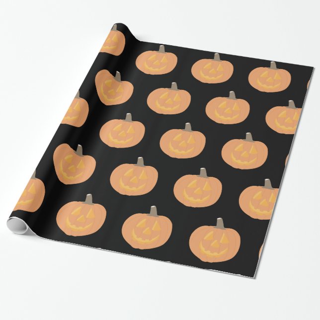 Papier Cadeau Kine de Halloween (Déroulé)