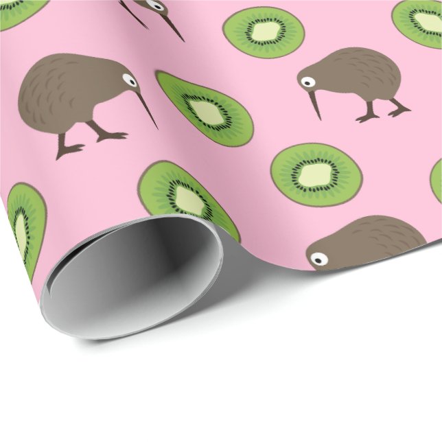 Papier Cadeau Kiwi (Coin rond)