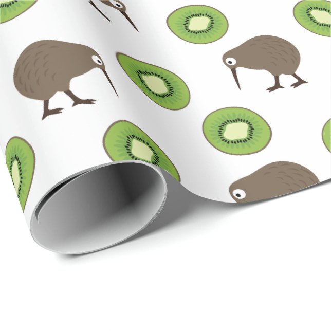 Papier Cadeau Kiwi (Coin rond)