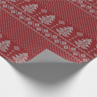 Papier Cadeau Knitted Holiday Cozy Pattern