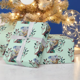 Papier Cadeau Koala assise dans un gommier