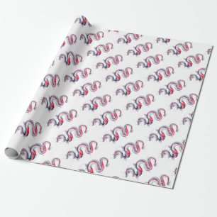 Papier Cadeau Koi Dragon