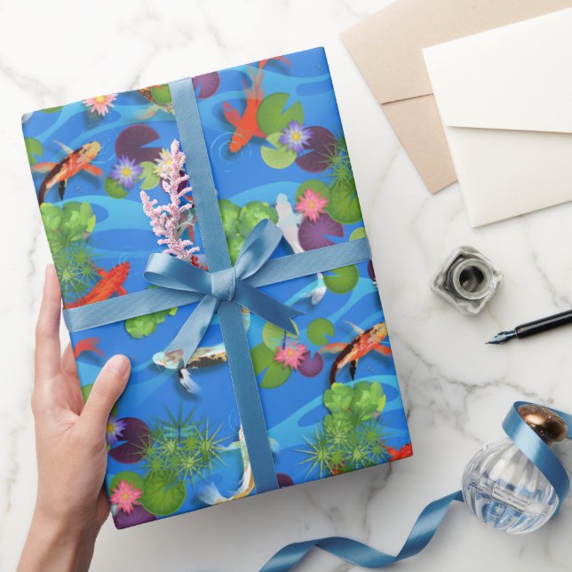 Papier Cadeau Koi Fish (Cadeaux)