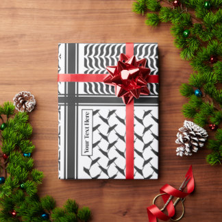 Papier Cadeau Kuffiya jordanien customisé