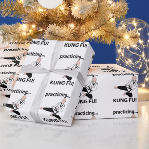 Papier Cadeau Kung Fu Ceinture Noire Arts Martiaux
