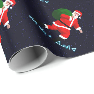 Papier Cadeau Kuvianak Innovia - Père Noël