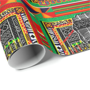 Papier Cadeau Kwanzaa