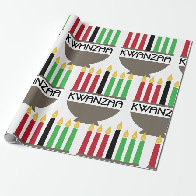 Papier Cadeau Kwanzaa (Déroulé)