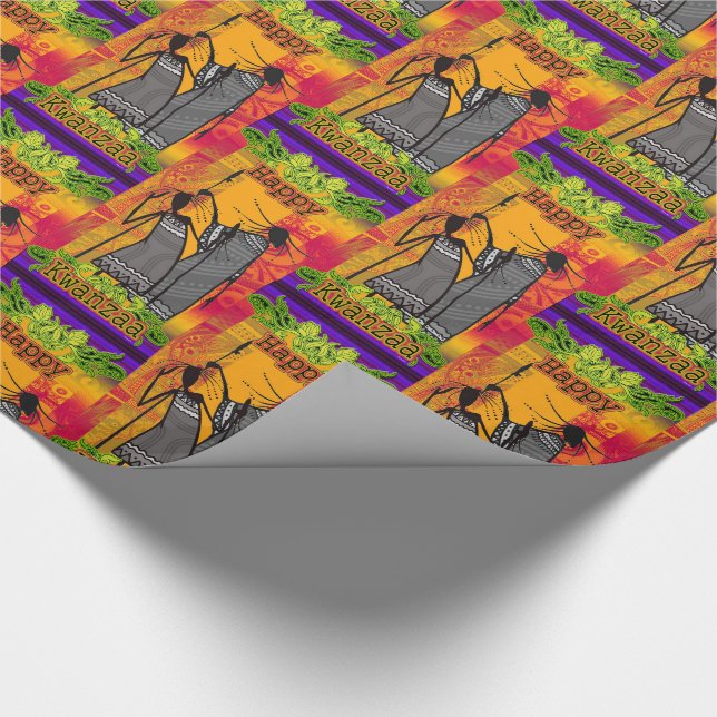 Papier Cadeau Kwanzaa (Coin)