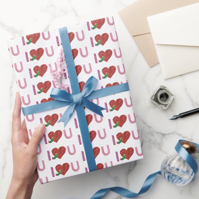 Papier Cadeau La Caterpillar Très Affamée | Je t'entends (Cadeaux)