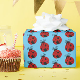 Papier Cadeau La chance est un joli dessin de Ladybug