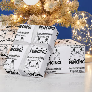 Papier Cadeau La Clôture Ne Sous-Estime Jamais La Puissance D'Un