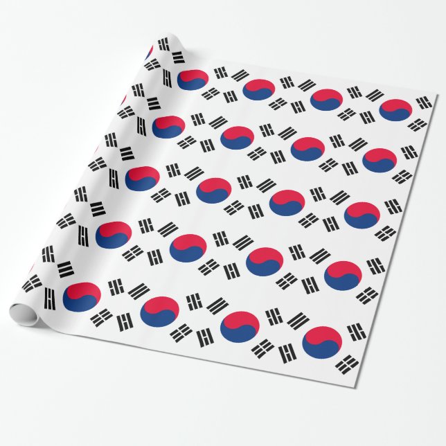 Papier Cadeau La Corée du Sud (Déroulé)