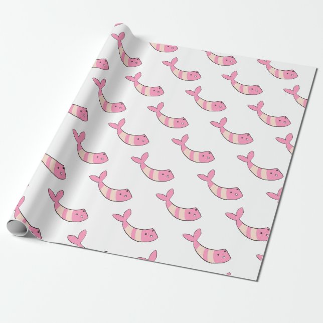 Papier Cadeau La crevette (Déroulé)