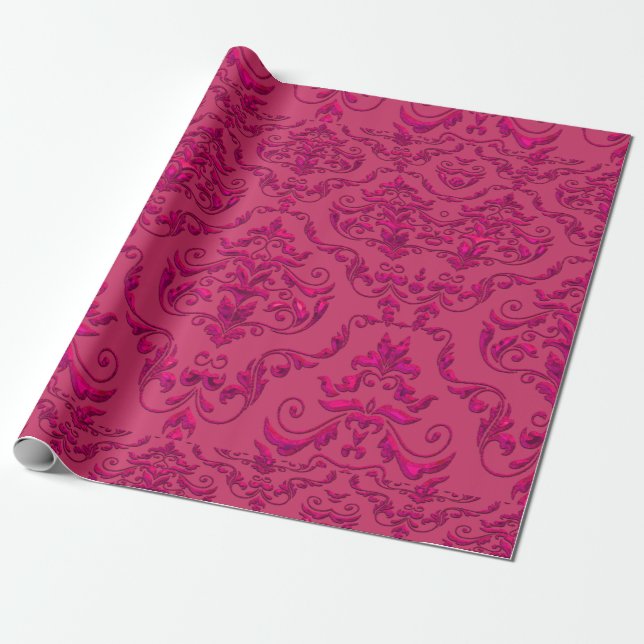 Papier Cadeau La damassé d'Emma (Déroulé)