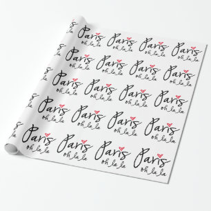 Papier Cadeau La de La de Paris oh