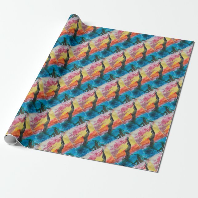 Papier Cadeau La fille (Déroulé)