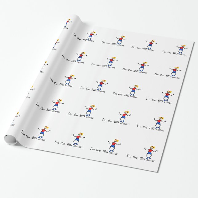 Papier Cadeau La grande soeur (Déroulé)