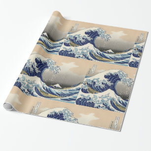 Papier Cadeau La Grande Vague au large de Kanagawa Hokusai