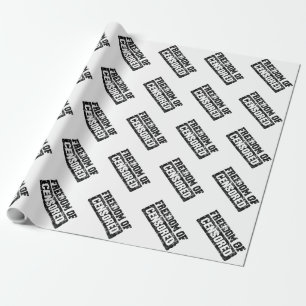 Papier Cadeau La liberté d'expression peut-être pas exactement