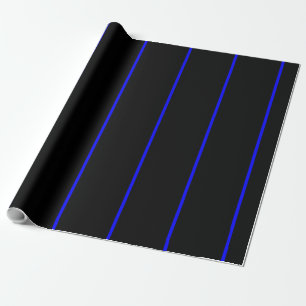 Papier Cadeau La Ligne bleue symbolisée par Thin Line