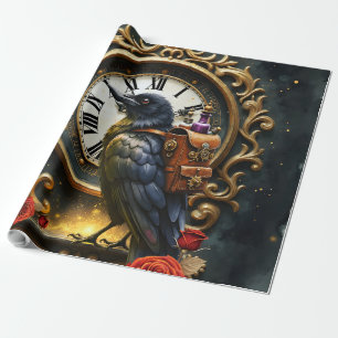 Papier Cadeau La livraison mécanique du corbeau