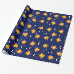 Papier Cadeau La lune originale de Sun tient le premier rôle