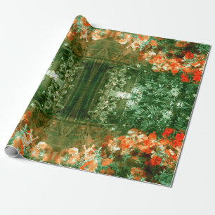 Papier Cadeau La maison de jardin....