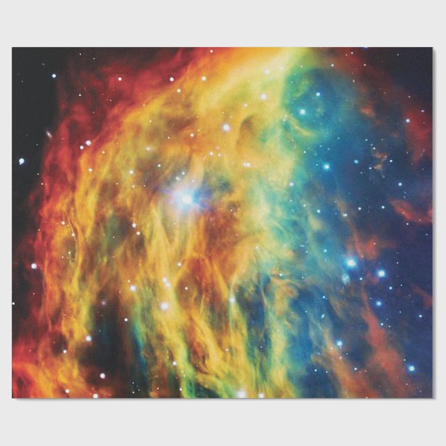 Papier Cadeau La Medusa Nebula Hubble Espace Photo (Plat)