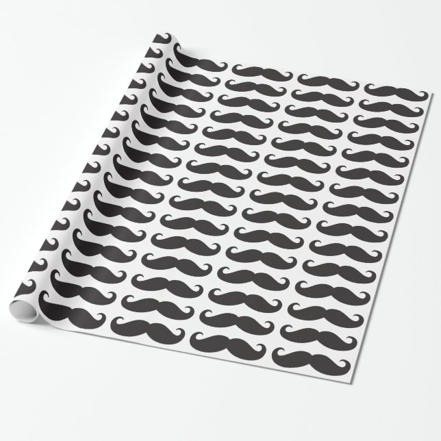 Papier Cadeau La moustache (Déroulé)