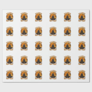 Papier Cadeau La nuit d'Halloween aujourd'hui Manoir hanté Citro