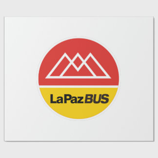 Papier Cadeau La Paz bus