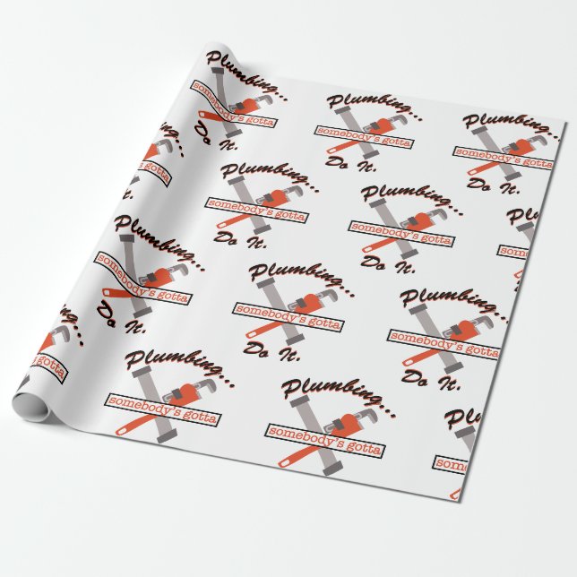 Papier Cadeau La plomberie (Déroulé)