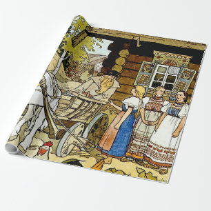 Papier Cadeau "La plume du finiste" par Ivan Bilibin
