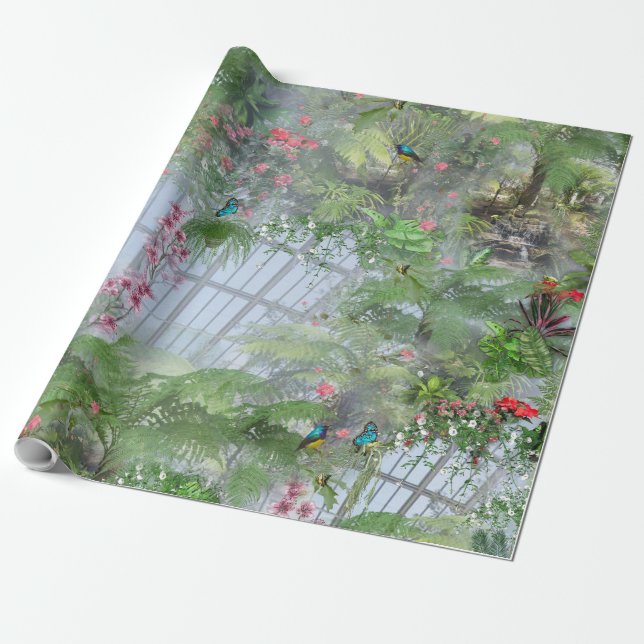 Papier Cadeau La serre victorienne (Déroulé)